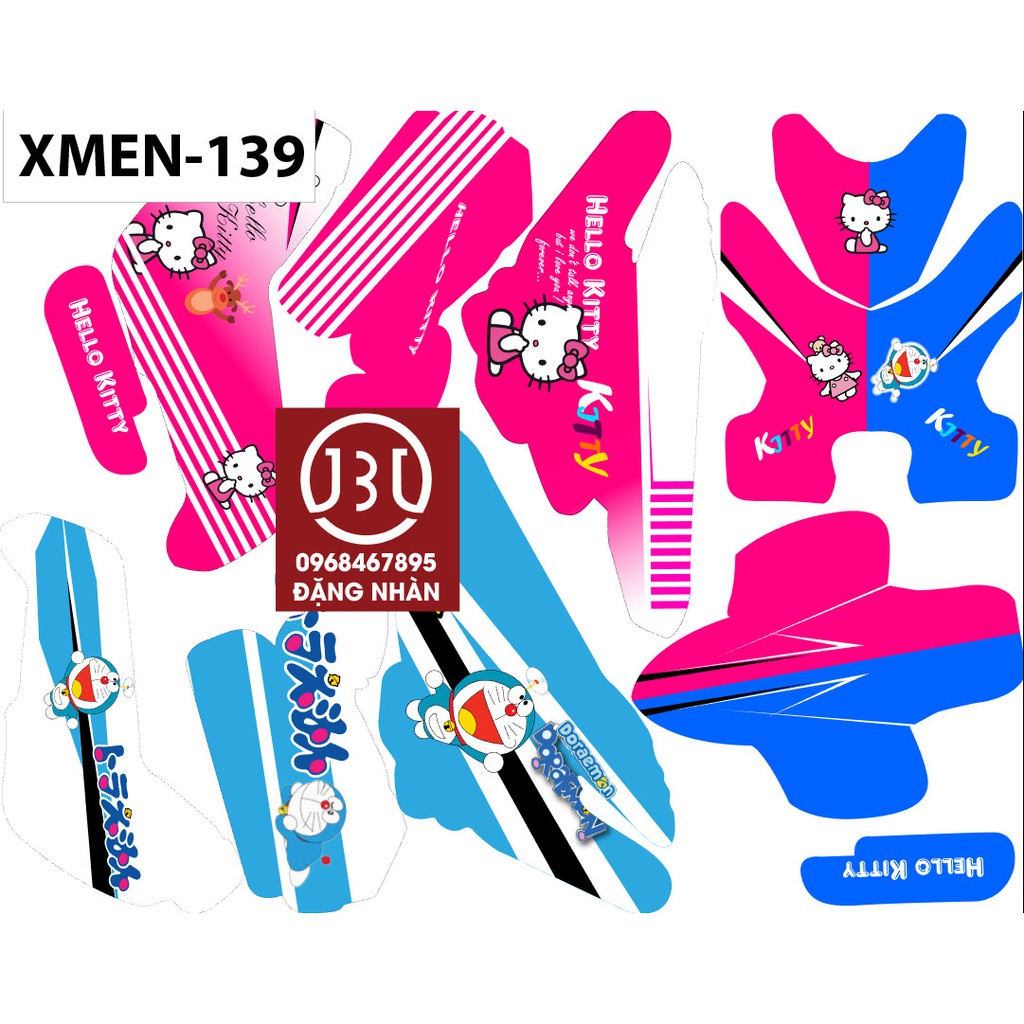 Tem trùm xe điện xmen 139