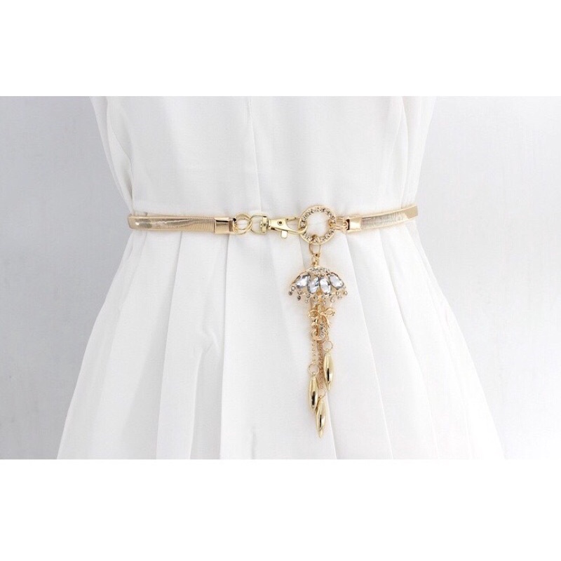 Đai váy hình chiếc ô bản 1.5cm co dãn