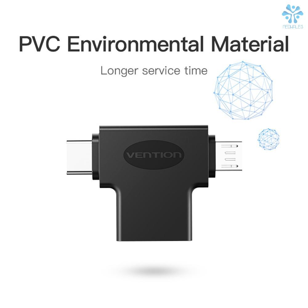 Đầu Chuyển Đổi Usb 3.0 Type-C Micro Usb 3 Trong 1 Tiện Dụng | BigBuy360 - bigbuy360.vn