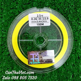 Dây PE 8x Buffalo 2.5 dài 100m loại dây siêu bền chuyên lure