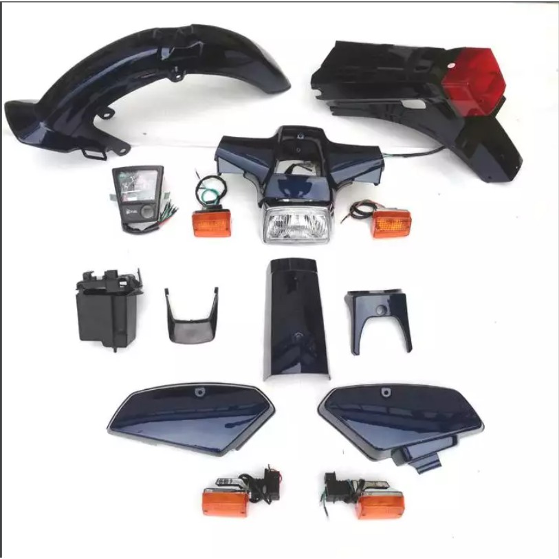 Dàn áo -Bộ nhựa xe CUB 82 màu Xanh tím