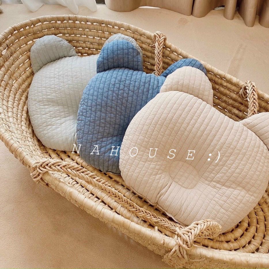 Gối Chống Bẹp Đầu, Méo Đầu, Nghẹo Cổ Cho Trẻ Sơ Sinh