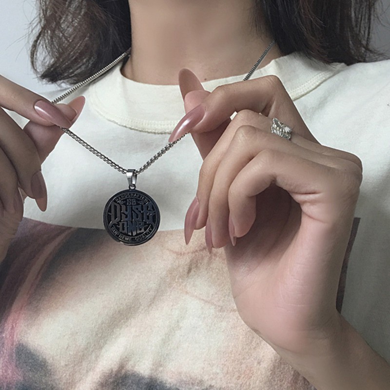 Vòng Cổ Gắn Mặt Chữ Cá Tính Phong Cách Hip-Hop