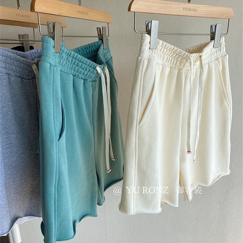 Quần Short Thể Thao Ống Rộng Màu Sắc Thời Trang Cho Nữ