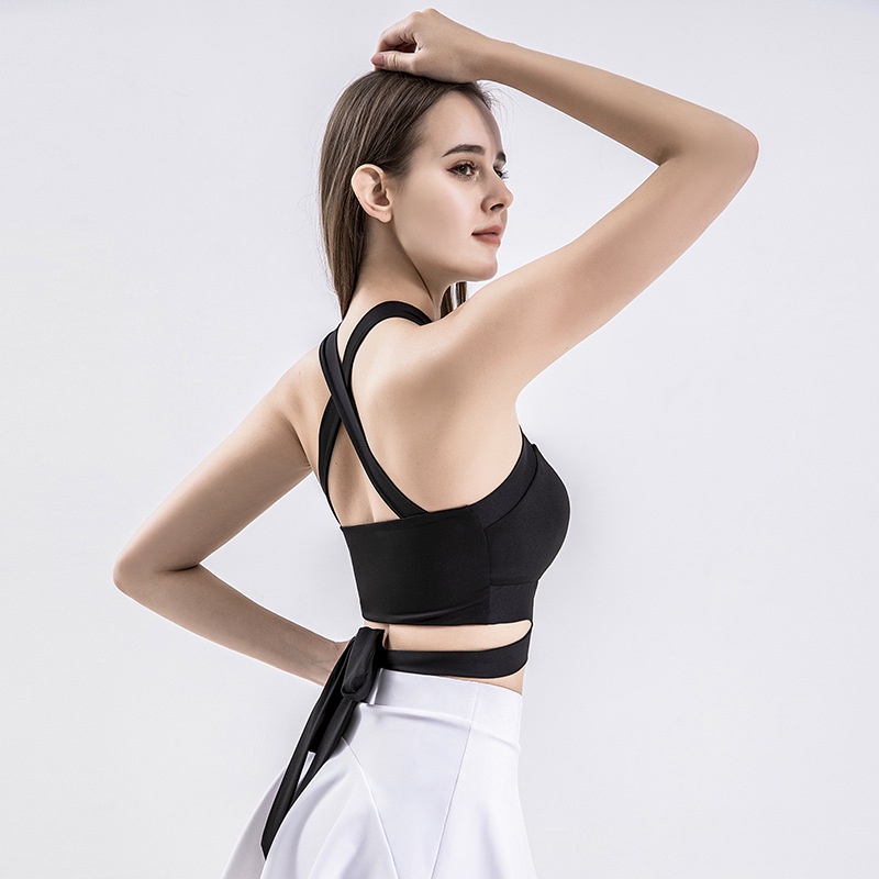 Áo Ngực Thể Thao Đan Dây Chéo Lưng Thời Trang Quyến Rũ Cho Nữ