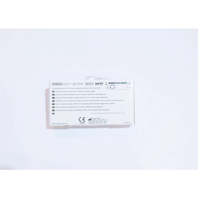 Kính áp tròng không màu 3T Biomedics 55