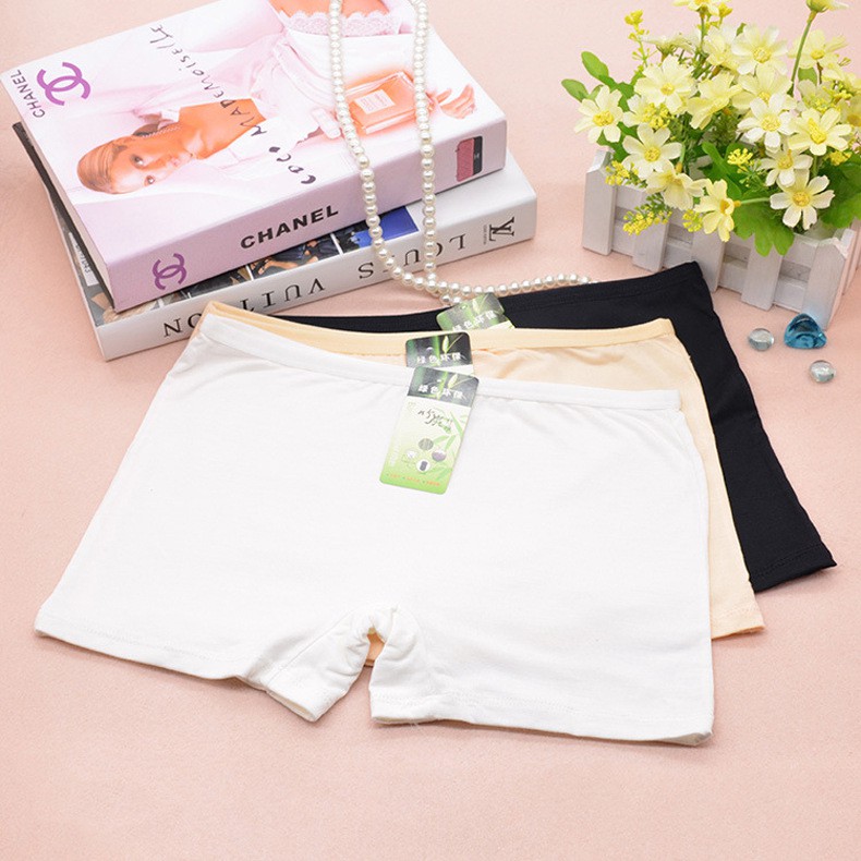 Quần mặc trong váy cotton co dãn sợi tre siêu mát