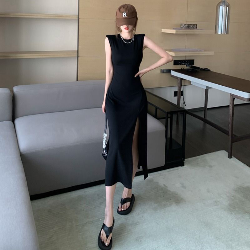 Đầm COZOKC không tay hở lửng quyến rũ dành cho nữ