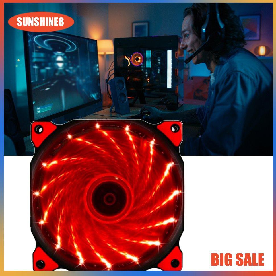 Quạt Tản Nhiệt 120mm 12v 3 / 4pin Cho Máy Tính