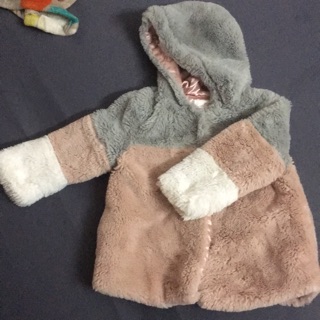 Thanh lí áo khoác lông bé gái 10-13kg 12m