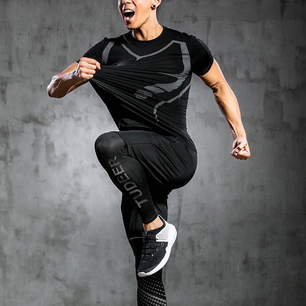 Áo Thun Thể Thao Tay Ngắn Siêu Nhẹ Nhanh Khô Thời Trang Cho Nam