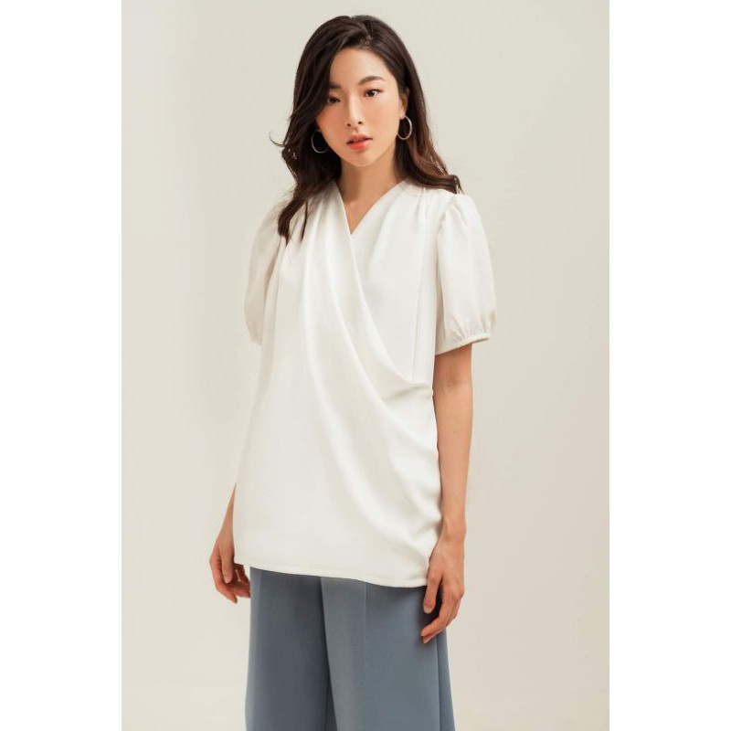 ÁO DOTTIE WRAP BLOUSE