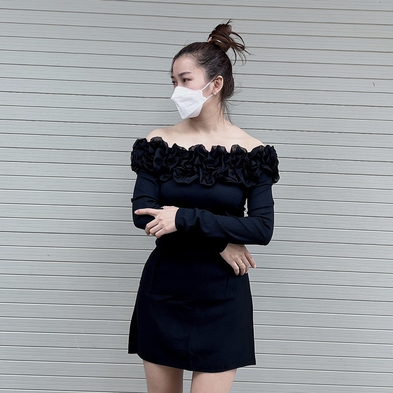 [Thanh lý] Chân váy chữ A dáng ngắn lưng cao có lót quần FINANCY VT02