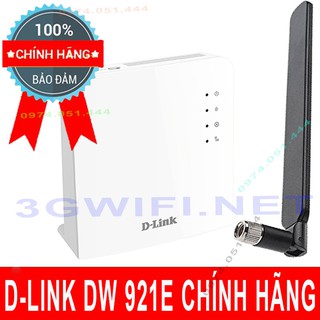Modem Wifi 4G D-Link DWR-921E | 150Mbps | 32 user, 2 port LAN