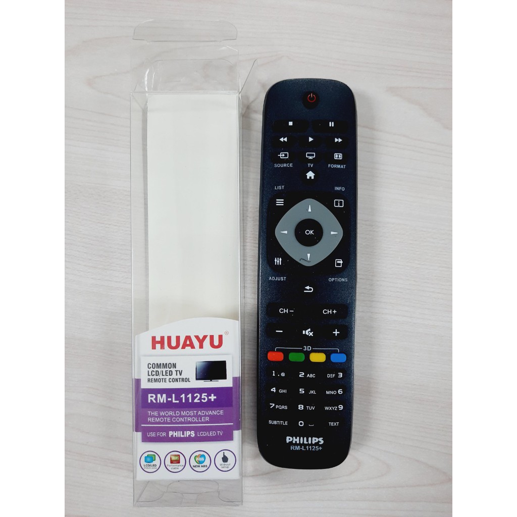 Remote Điều khiển TV Philips đa năng các dòng tivi Philips LCD/LED/Smart TV- Hàng tốt tương thích 100%Tặng kèm Pin