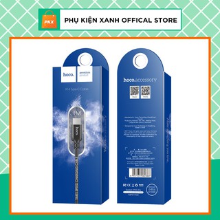 Cáp sạc nhanh IPHoco USB to X14 bọc dù cao cấp dài 1m