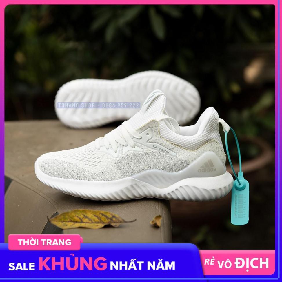 Giày Thể Thao Nam Alpha F28 Màu Trắng Xám
