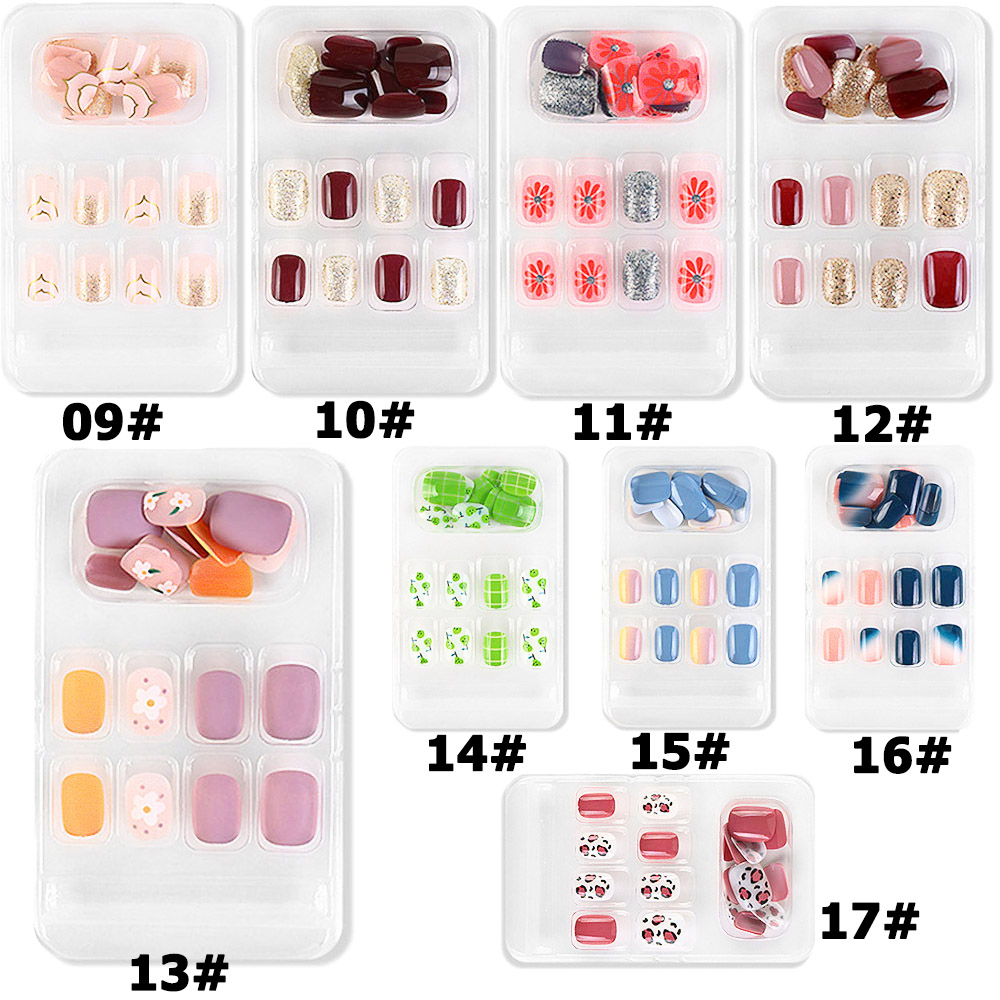 Set 24 Móng Tay Giả Kèm Keo Dán Tiện Dụng