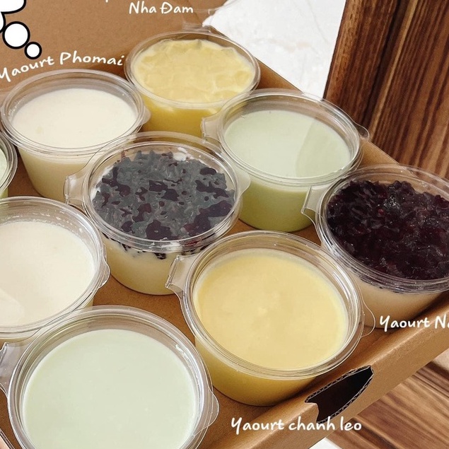 100 hủ 4oz nắp bật đựng nước sốt 110ml , đựng bánh , đựng sữa chua, ....Hủ mousse 110ml, hủ đựng panna cotta ,..