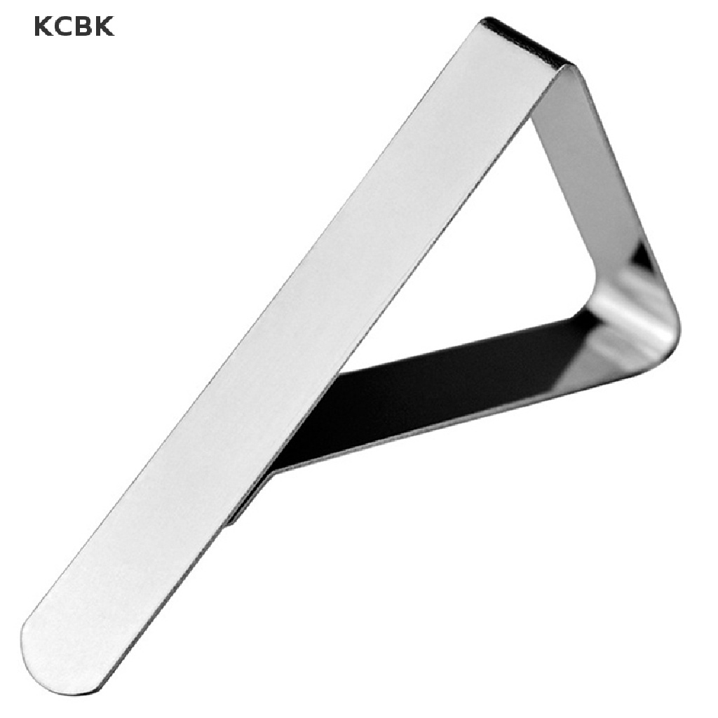 KC 4PCS Stainless Steel Tablecloth Clamps Wedding Promenade Table Cover Holder Clip BK