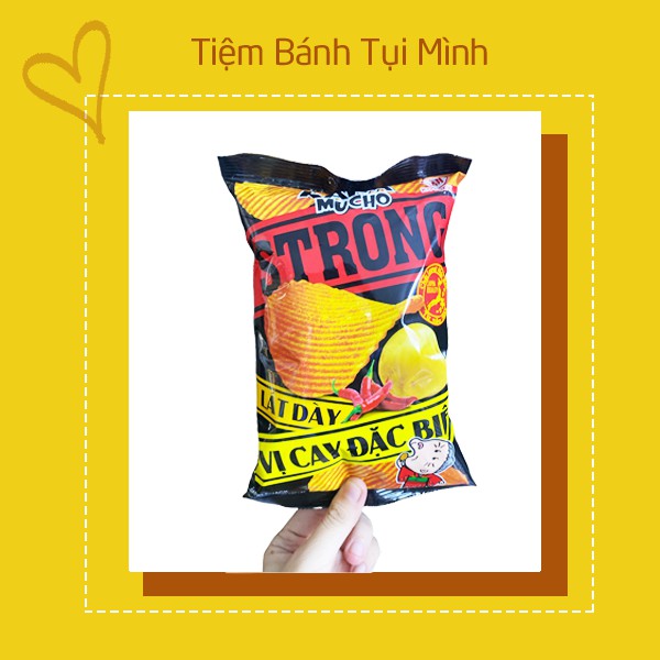 Bánh Snack khoai tây Karamucho lát dày vị cay đặc biệt 26g