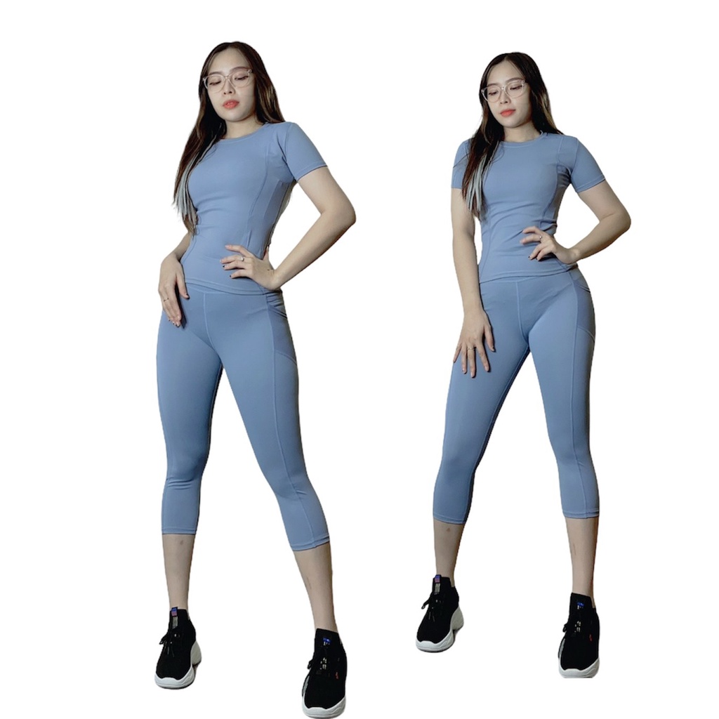 Đồ Tập Gym Nữ Áo Tập Yoga, Thể Thao, Áo Thun Spandex ngắn tay cao cấp AP802