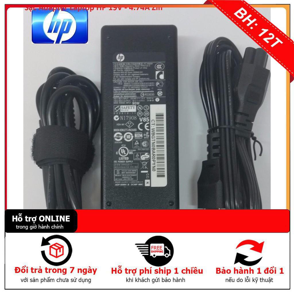 HCM] ⚡️ Sạc Adapter Laptop HP 18.5V - 4.74A - 90w Kim lớn