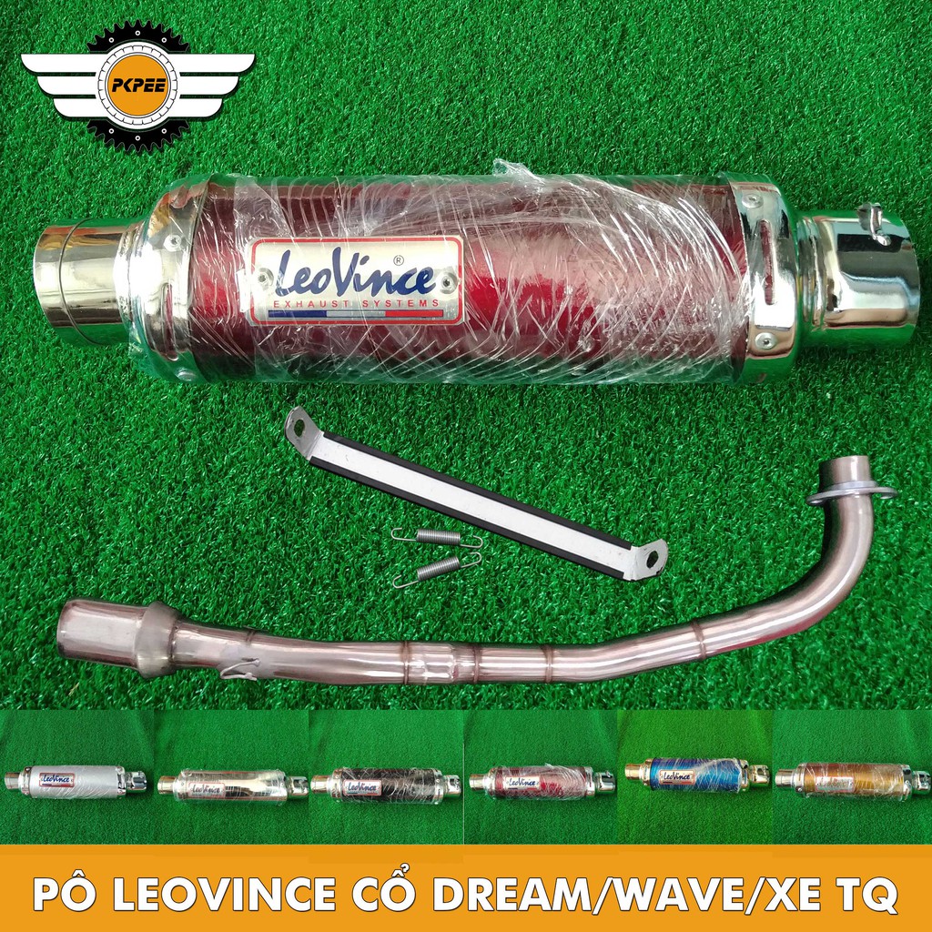 Combo Pô Tăng Leovince Kèm Cổ Dream, Wave, xe Trung Quốc