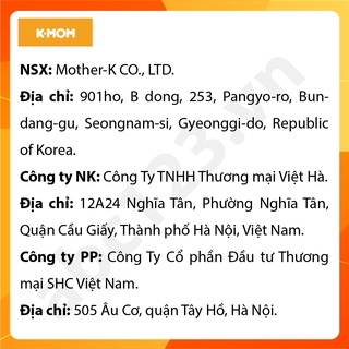 Khăn ướt cao cấp K-Mom Hàn Quốc (30c)