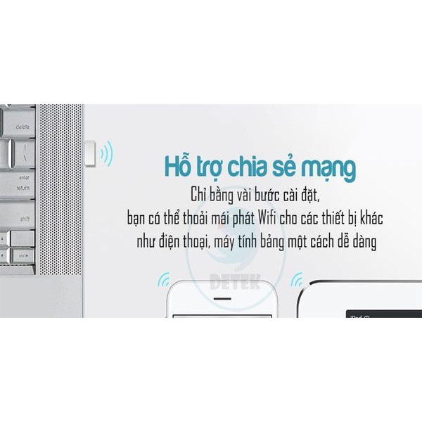 USB Thu Wifi Cho Pc, Laptop, Bộ Thu Sóng Wifi Mini Nhỏ Gọn Mecury MV150US - Chính Hãng Bảo Hành 6 Tháng Đổi Mới