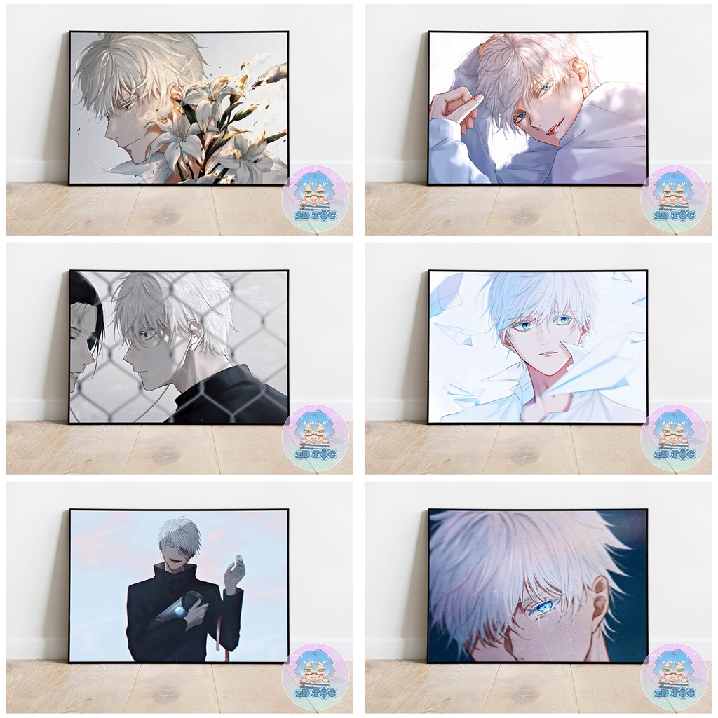 TRANH POSTER A3 GOJO SATORU (11) ANIME MANGA JUJUTSU KAISEN CHÚ THUẬT HỒI CHIẾN CHẤT LIỆU GIẤY CAO CẤP - 2D TỘC SHOP
