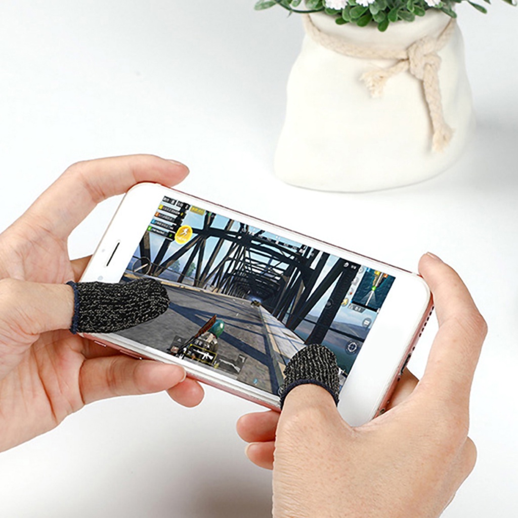 Vỏ bọc ngón tay chơi game màu sắc cầu vồng