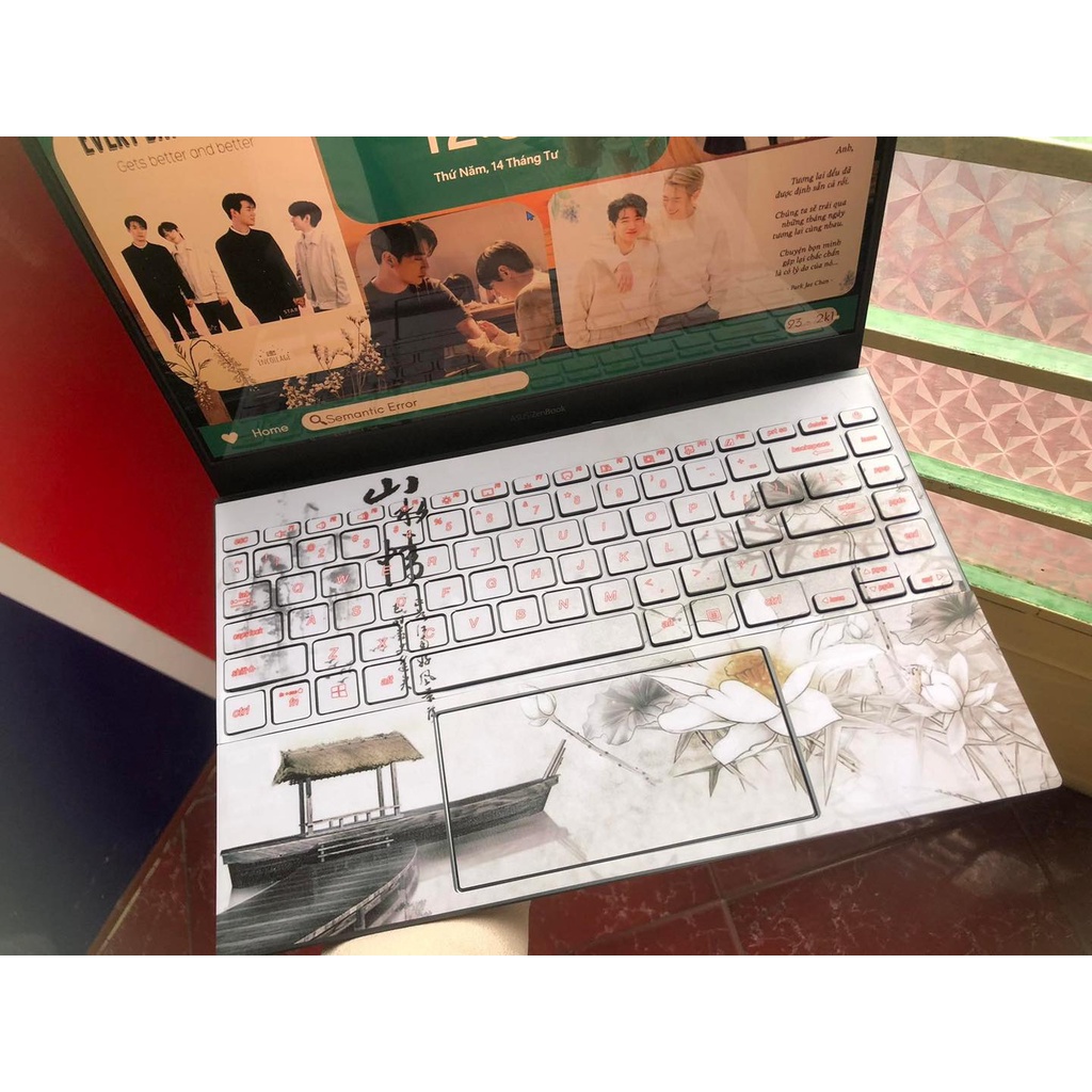 Combo Skin Full 4 Mặt Miếng dán decal Laptop In theo yêu cầu Shop có skin cho tất cả các dòng Laptop hiện nay