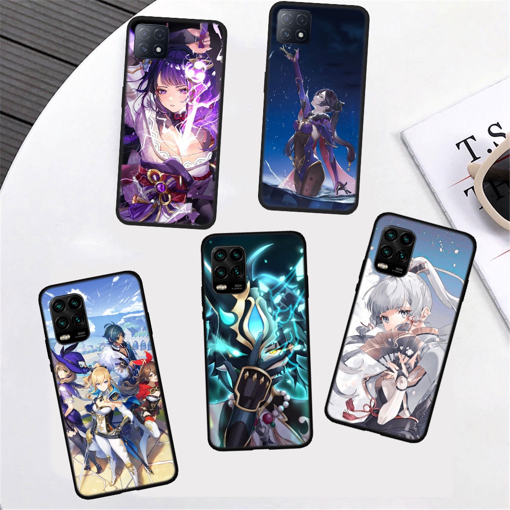 Ốp Điện Thoại Silicon Mềm Họa Tiết Genshin Impact Cho Xiaomi Redmi K20 K30 K30i K40 Pro Plus ZOOM OI41