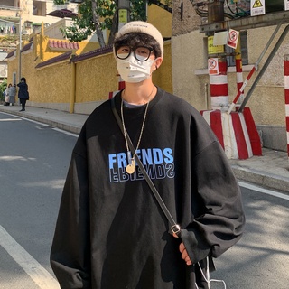 Áo Sweater cổ tròn in chữ đơn giản TF1