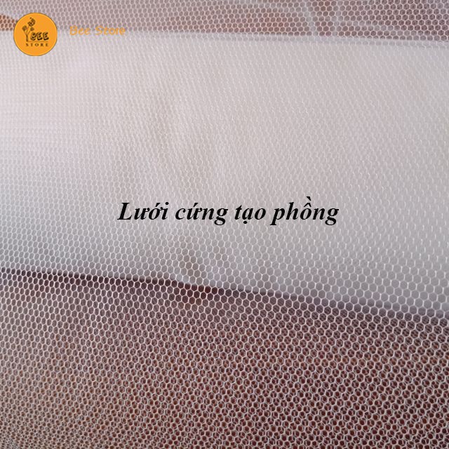 Vải Lưới Gồng Cứng Tạo Phồng Chân Váy, Tùng Váy Khổ 1M8