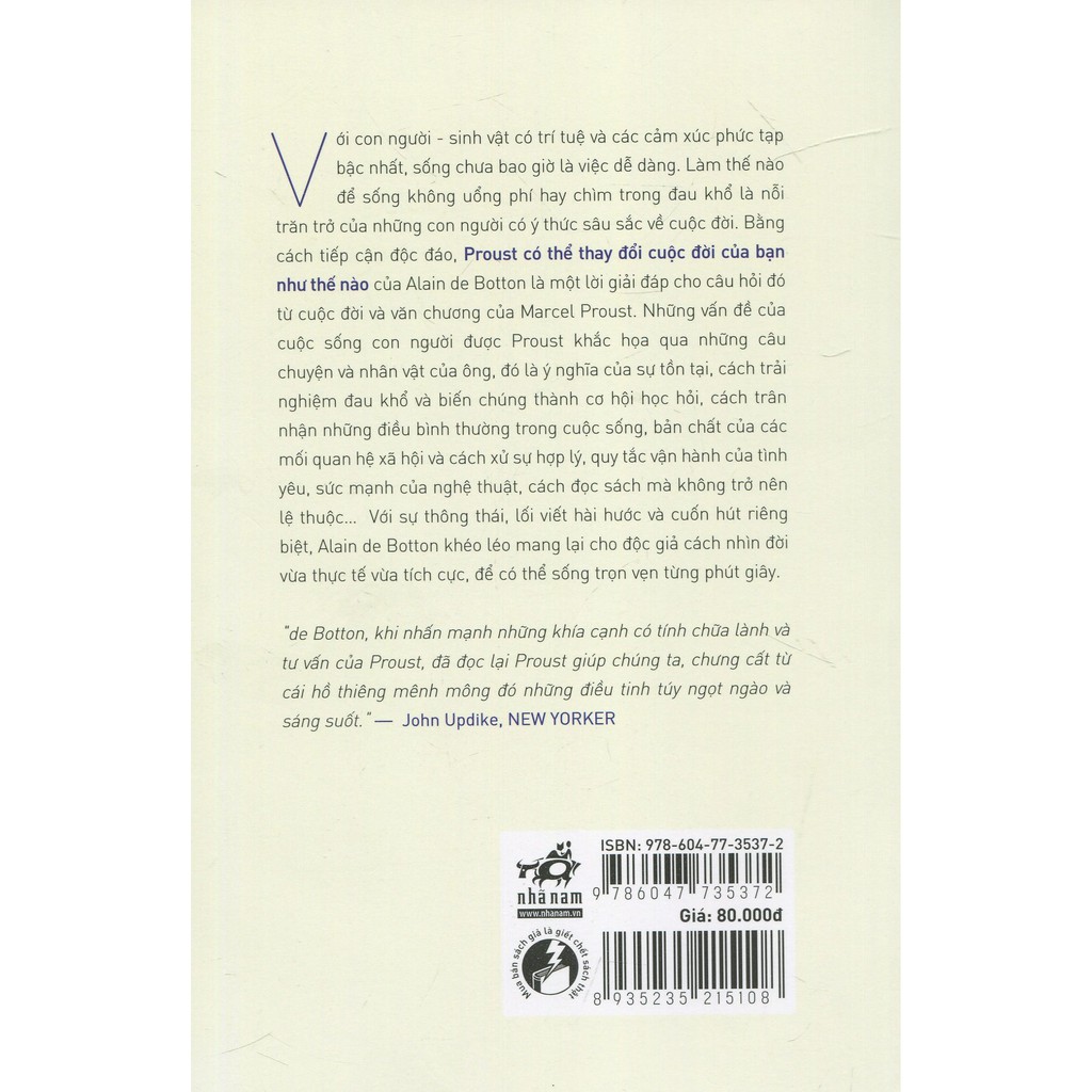 Sách - Proust Có Thể Thay Đổi Cuộc Đời Bạn Như Thế Nào