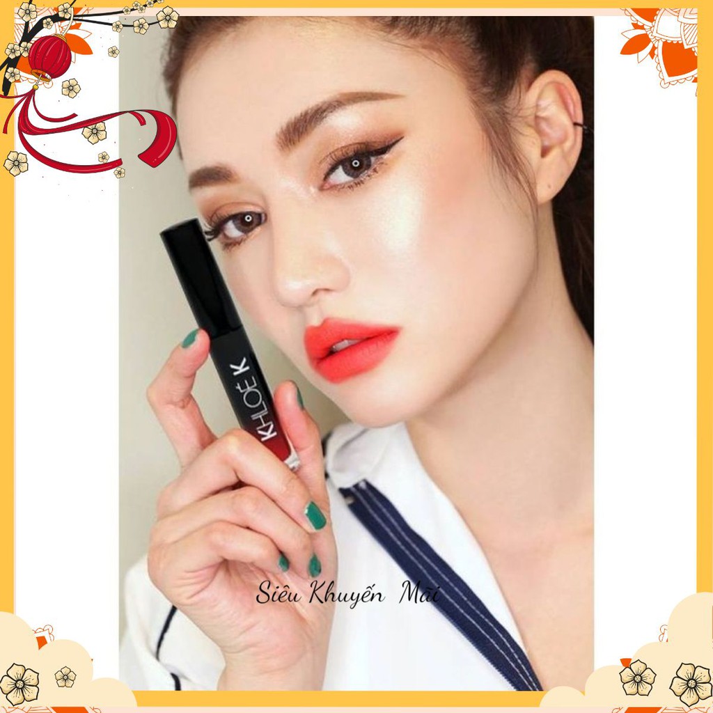 [SIÊU SALE] Son Dưỡng dạng kem Cao Cấp Khloe K Màu Đỏ Cam janna.shop1