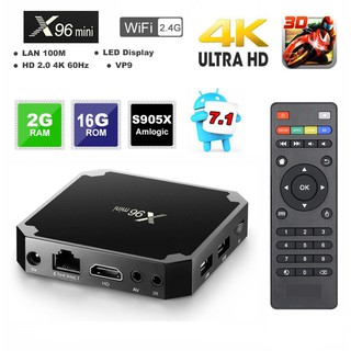 Android TV Box X96 Mini Ram 2G- Rom 16G bảo hành 12 tháng 1 đổi 1
