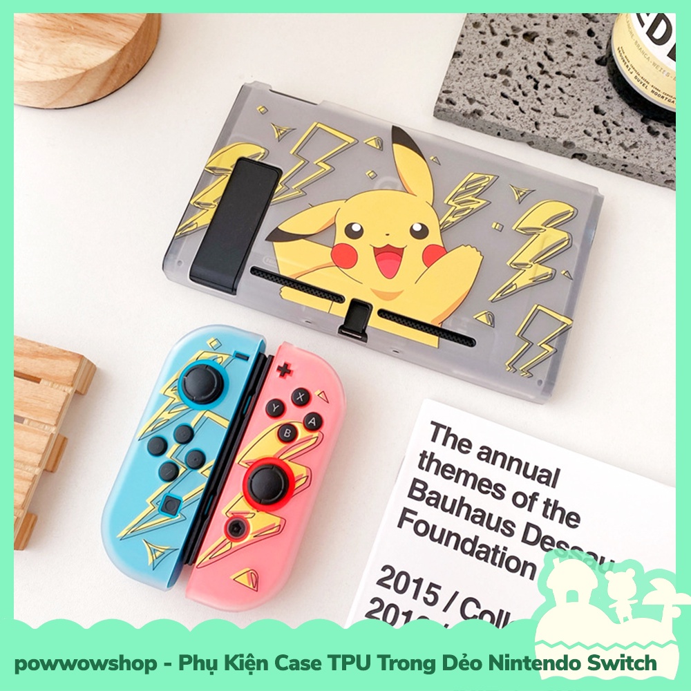 [Sẵn VN - Hỏa Tốc] Phụ Kiện Case Ốp TPU Dẻo Cho Máy Game Cầm Tay Nintendo Switch P-Thunder