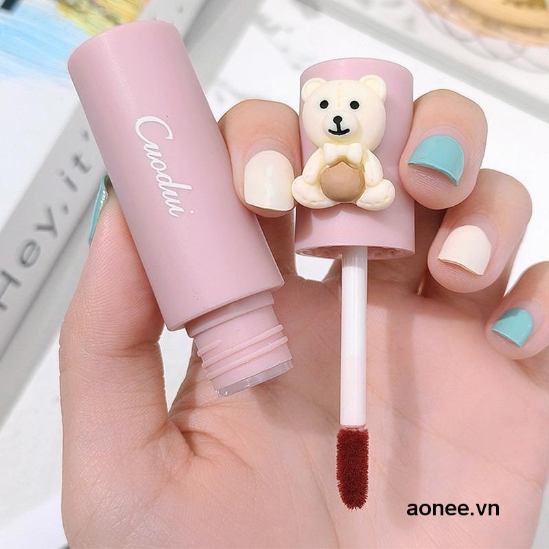✨✨ Cuodui Son Lì MOE Bear Velvet Dạng Kem Lâu Trôi Không Khô Môi