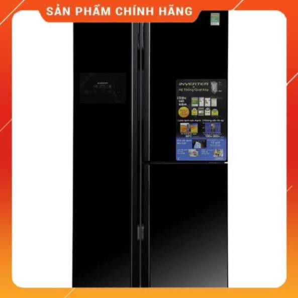 [ FREE SHIP KHU VỰC HÀ NỘI ] Tủ lạnh Hitachi  side by side 2 cửa màu đen R-FS800GPGV2(GBK) - [ Bmart247 ] 24/7