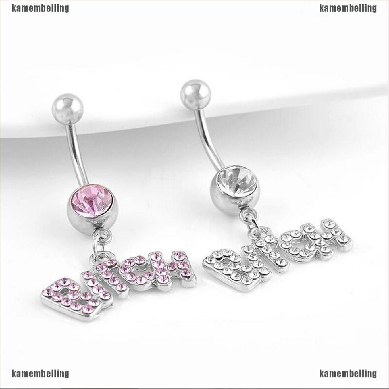 Khuyên Rốn Đính Đá Pha Lê Gợi Cảm