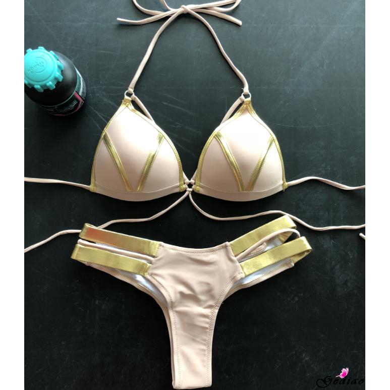 Bikini 2 mảnh có mút nâng ngực thiết kế gợi cảm cho nữ giới | BigBuy360 - bigbuy360.vn