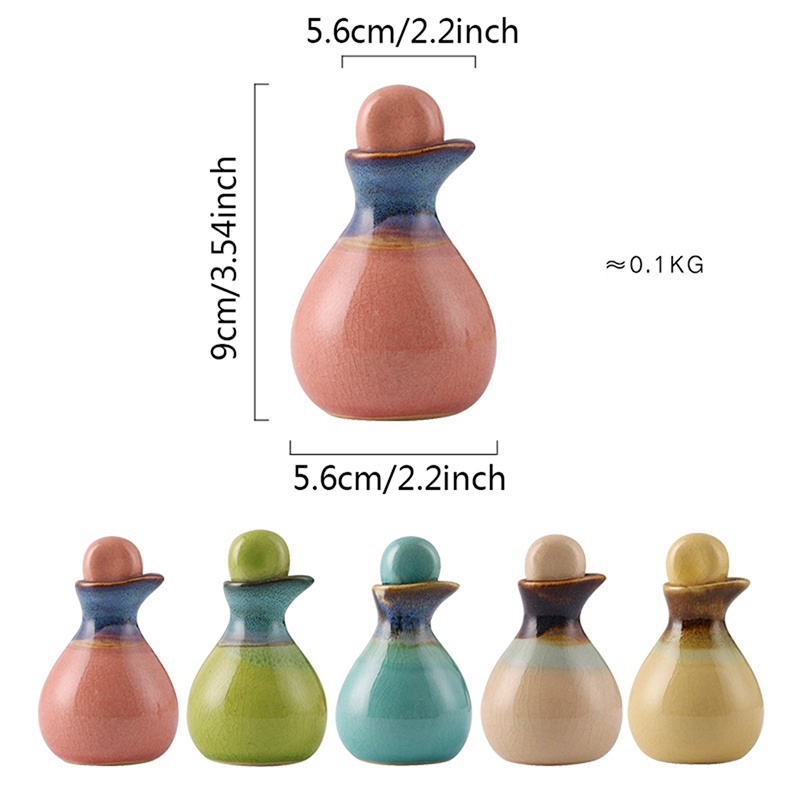 Lọ Gốm Sứ Rỗng 60ml Tiện Dụng
