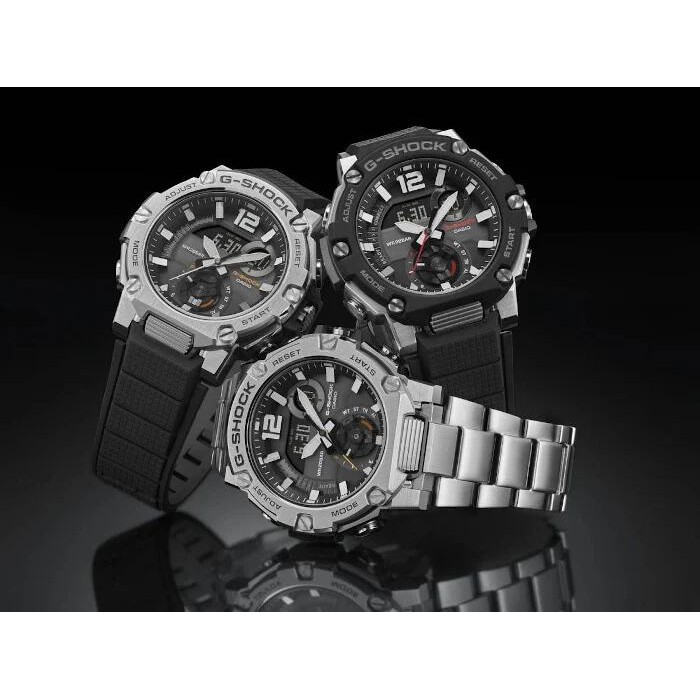 Đồng Hồ Casio Nam Dây Thép Không Ghỉ GSHOCK GST-B300E-5AER Chính Hãng