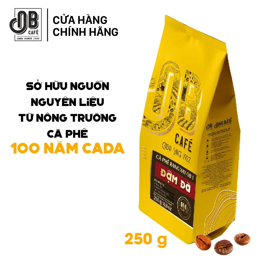 Ông Bầu Cà Phê Rang Xay OB1 Đậm Đà 250g