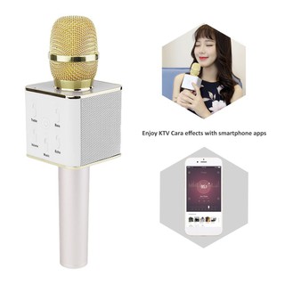  Micro karaoke mini không dây Bluetooth cầm trên tay Q7 KTV  PTIỆN LỢI  Wloạn
