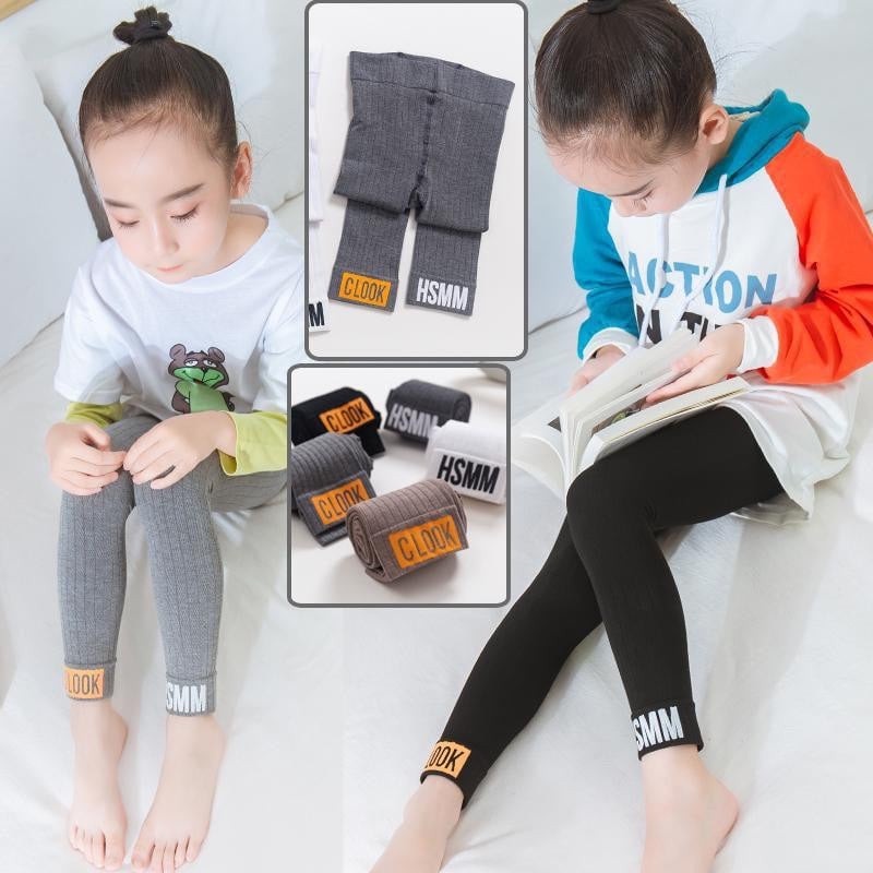 Quần Legging Len Màu Trơn cao cấp phong cách Hàn Quốc  Dành Cho Bé Gái