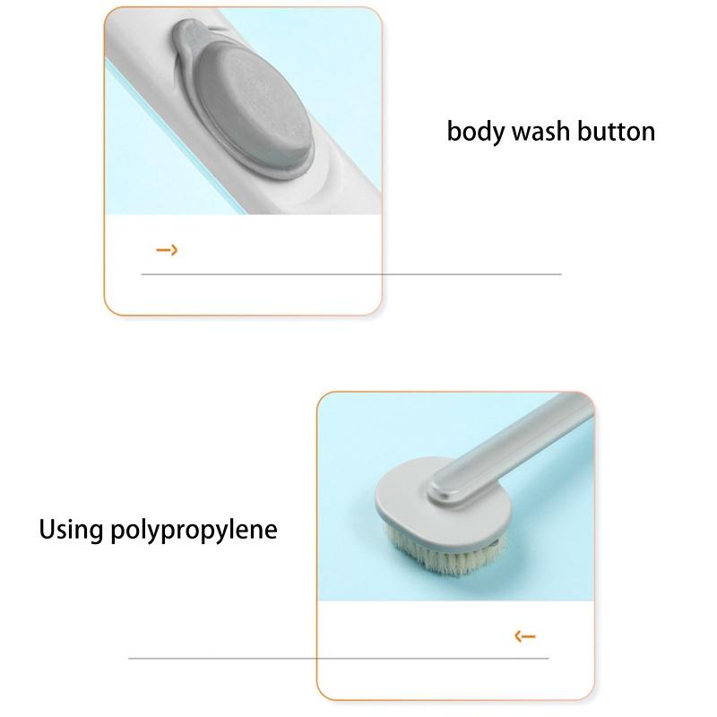 PVN50391 Bàn Chải Chà Lưng Massage Tẩy Tế Bào Chết Cán Dài Giá Rẻ